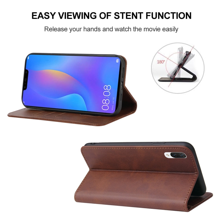 For Huawei Nova 3i Magnetic Closure Leather Phone Case