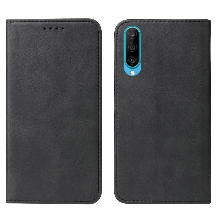 For Huawei Nova 4e Magnetic Closure Leather Phone Case