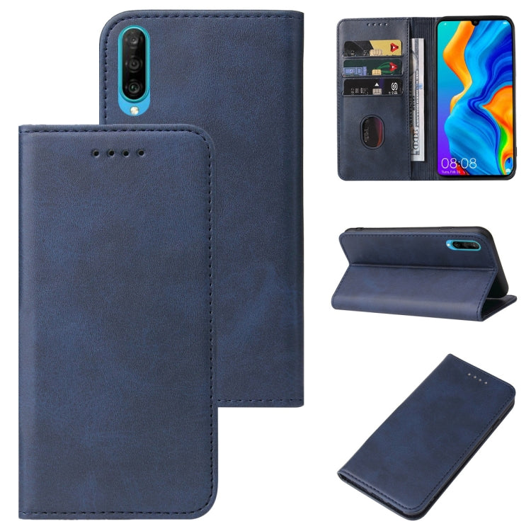 For Huawei Nova 4e Magnetic Closure Leather Phone Case