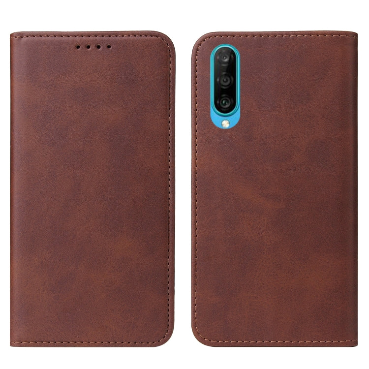 For Huawei Nova 4e Magnetic Closure Leather Phone Case