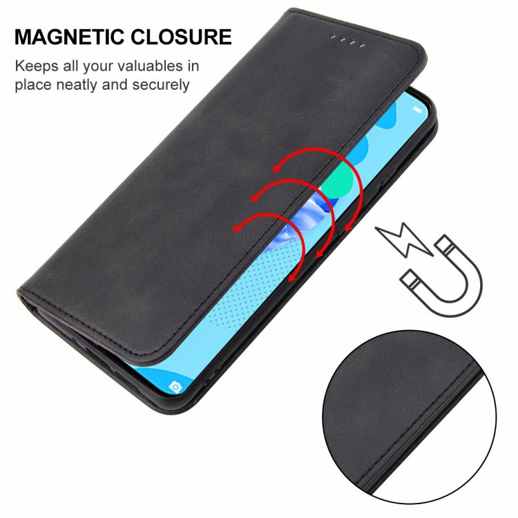 For Huawei Nova 5i Magnetic Closure Leather Phone Case