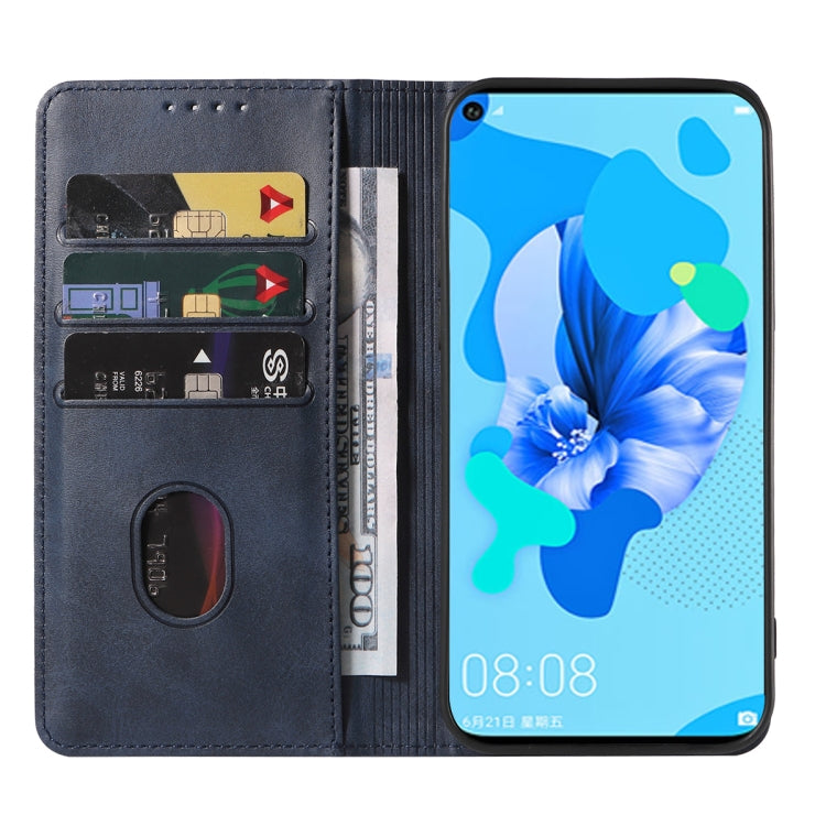 For Huawei Nova 5i Magnetic Closure Leather Phone Case