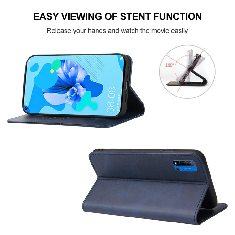 For Huawei Nova 5i Magnetic Closure Leather Phone Case
