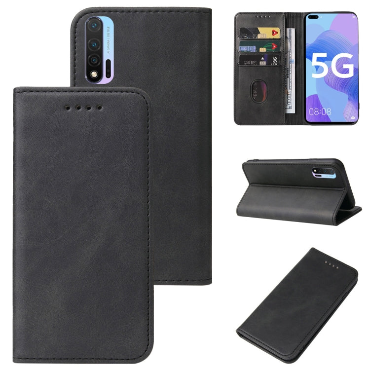 For Huawei Nova 6 5G Magnetic Closure Leather Phone Case