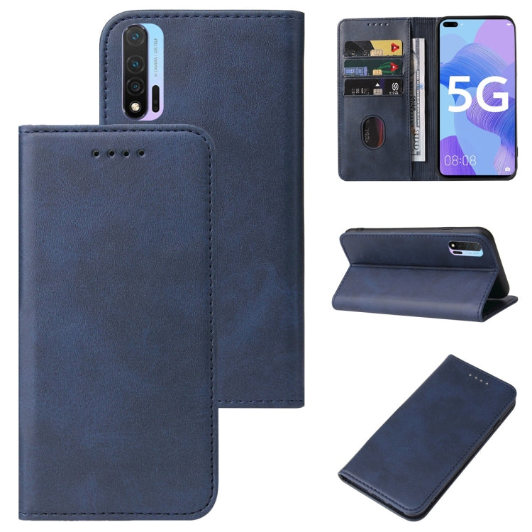 For Huawei Nova 6 5G Magnetic Closure Leather Phone Case