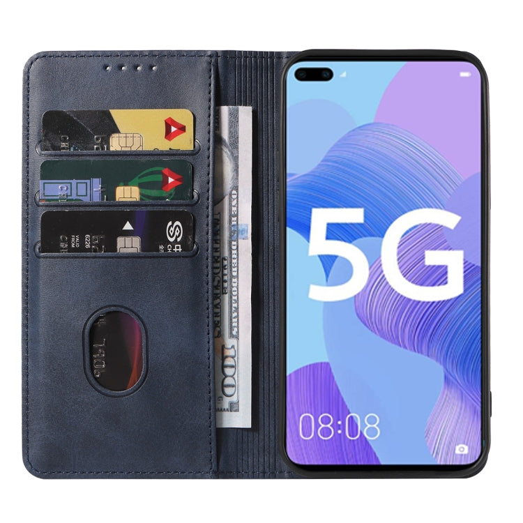 For Huawei Nova 6 5G Magnetic Closure Leather Phone Case