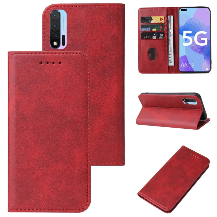 For Huawei Nova 6 5G Magnetic Closure Leather Phone Case