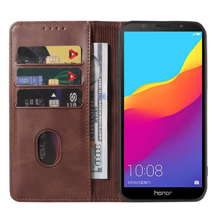 For Huawei Nova 7S Magnetic Closure Leather Phone Case