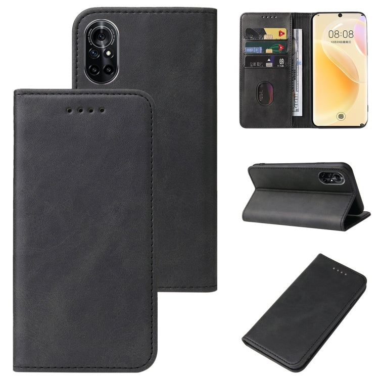 For Huawei Nova 8 Magnetic Closure Leather Phone Case