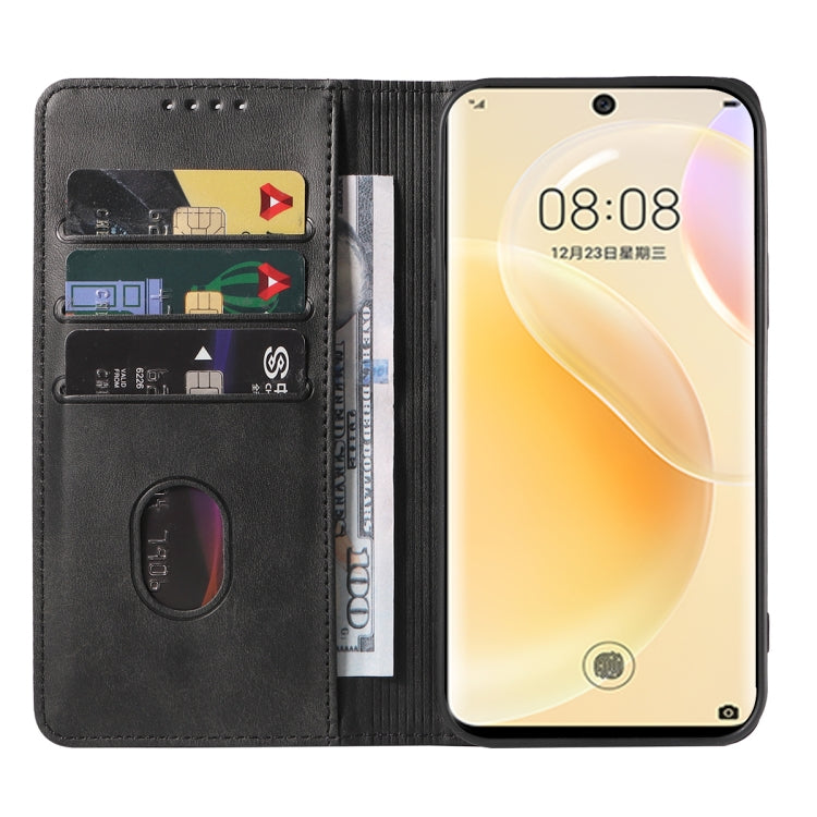 For Huawei Nova 8 Magnetic Closure Leather Phone Case