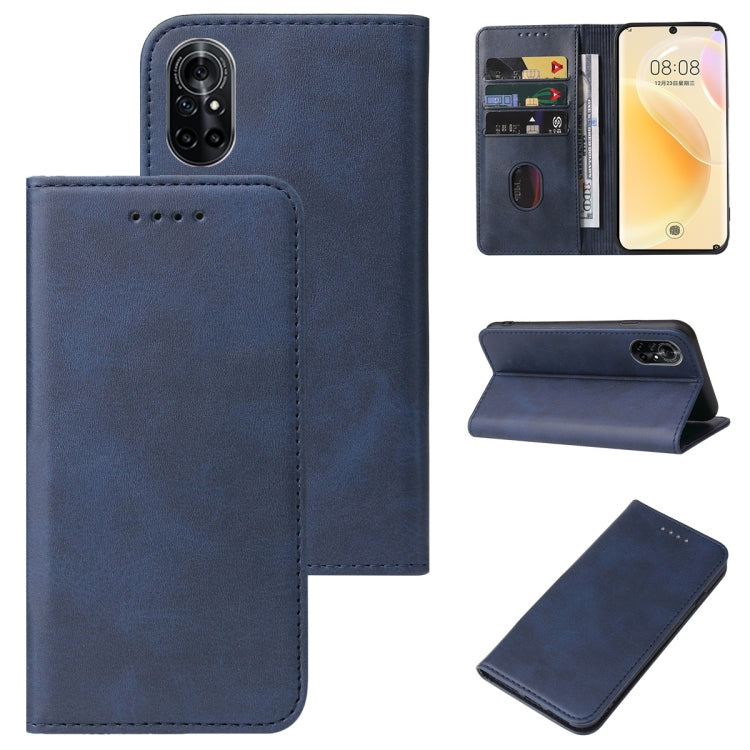 For Huawei Nova 8 Magnetic Closure Leather Phone Case