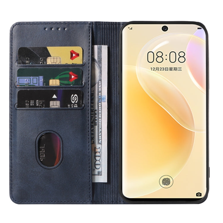 For Huawei Nova 8 Magnetic Closure Leather Phone Case