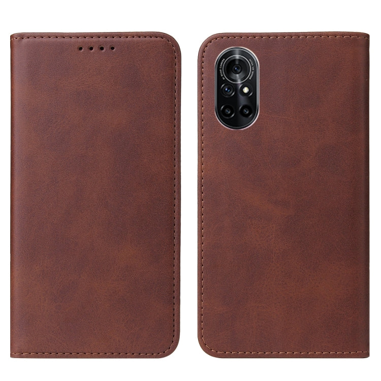 For Huawei Nova 8 Magnetic Closure Leather Phone Case