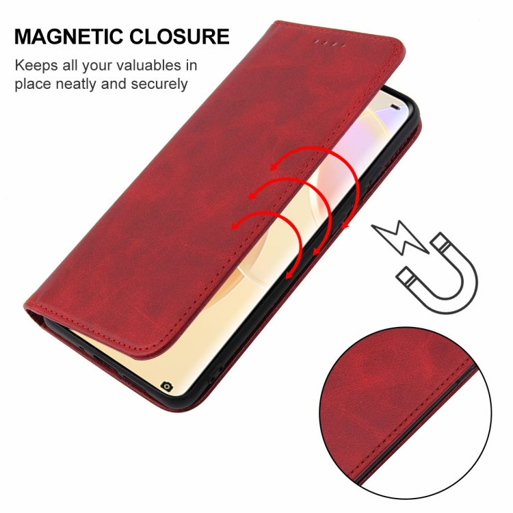 For Huawei Nova 8 Magnetic Closure Leather Phone Case