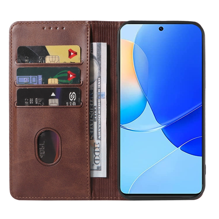 For Huawei Nova 9 Magnetic Closure Leather Phone Case
