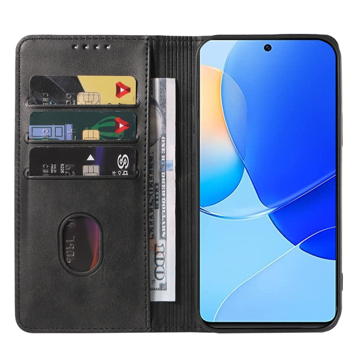 For Huawei Nova 9 SE Magnetic Closure Leather Phone Case
