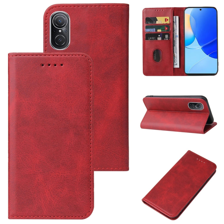 For Huawei Nova 9 SE Magnetic Closure Leather Phone Case