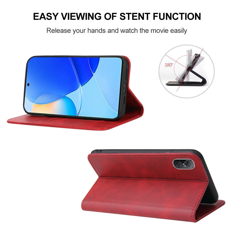 For Huawei Nova 9 SE Magnetic Closure Leather Phone Case