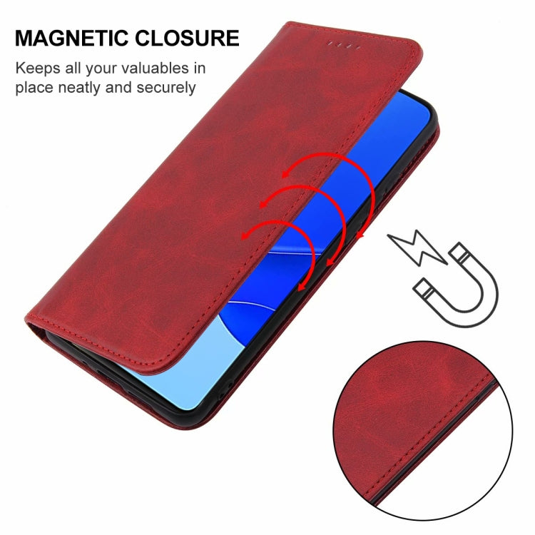 For Huawei Nova 9 SE Magnetic Closure Leather Phone Case