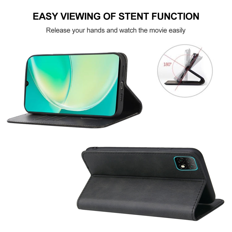 For Huawei Nova Y60 Magnetic Closure Leather Phone Case
