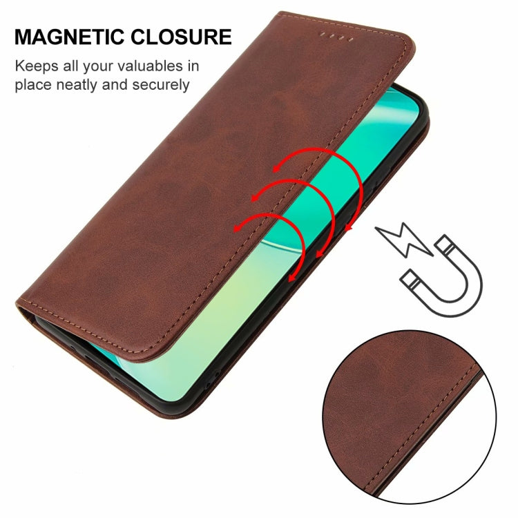 For Huawei Nova Y60 Magnetic Closure Leather Phone Case