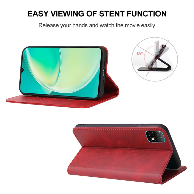 For Huawei Nova Y60 Magnetic Closure Leather Phone Case