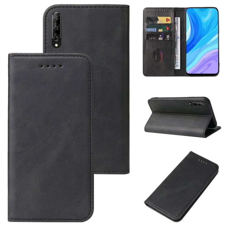 For Huawei P Smart Pro Magnetic Closure Leather Phone Case