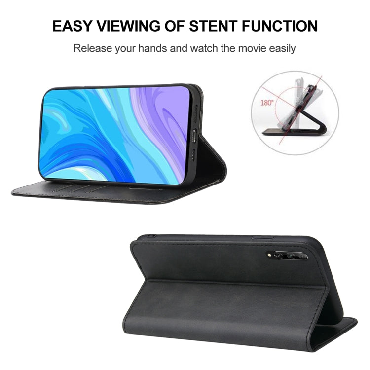 For Huawei P Smart Pro Magnetic Closure Leather Phone Case
