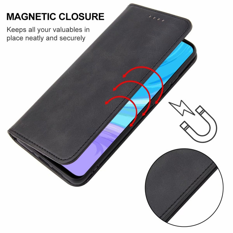 For Huawei P Smart Pro Magnetic Closure Leather Phone Case
