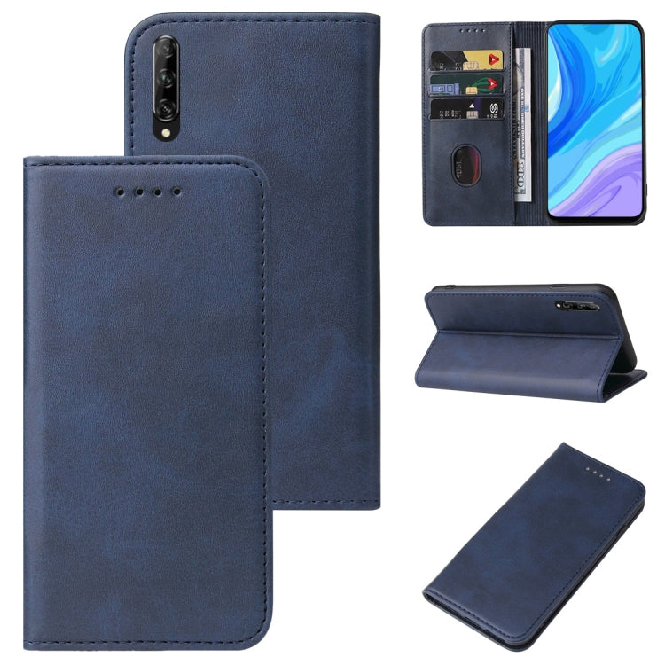 For Huawei P Smart Pro Magnetic Closure Leather Phone Case