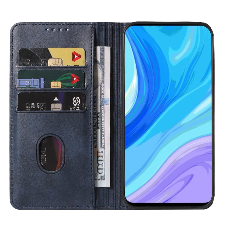 For Huawei P Smart Pro Magnetic Closure Leather Phone Case