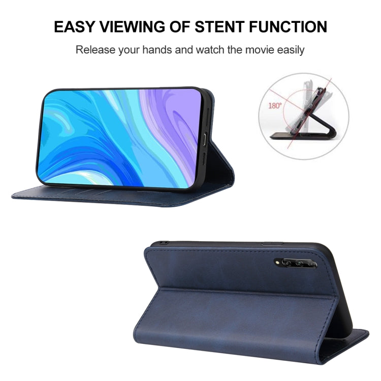 For Huawei P Smart Pro Magnetic Closure Leather Phone Case