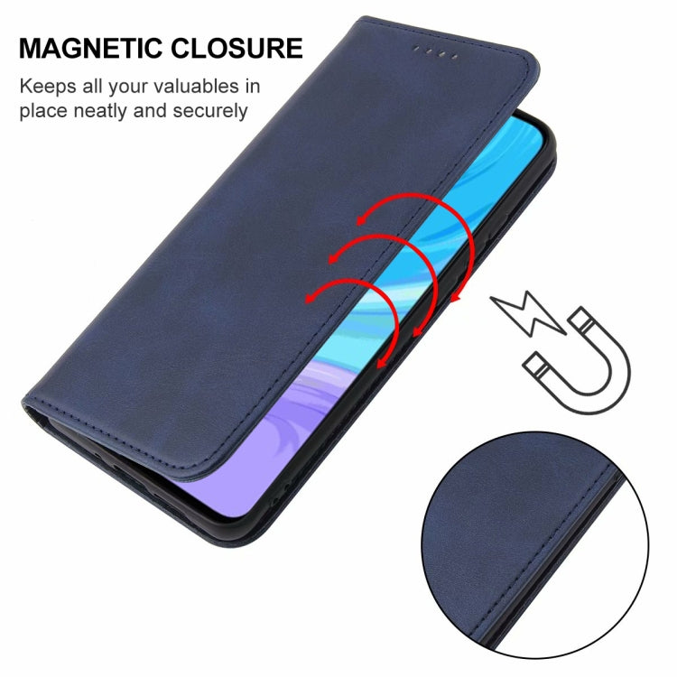 For Huawei P Smart Pro Magnetic Closure Leather Phone Case