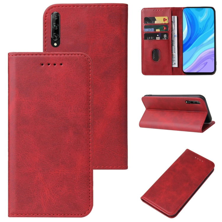 For Huawei P Smart Pro Magnetic Closure Leather Phone Case
