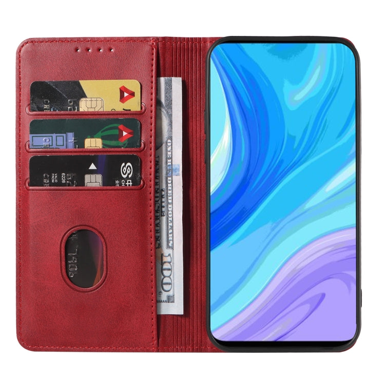 For Huawei P Smart Pro Magnetic Closure Leather Phone Case