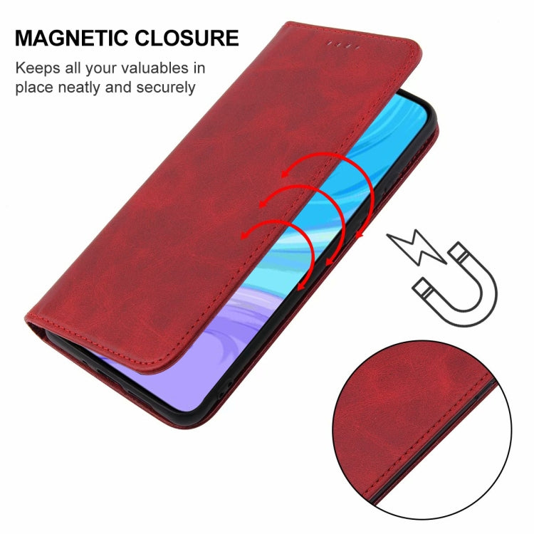 For Huawei P Smart Pro Magnetic Closure Leather Phone Case