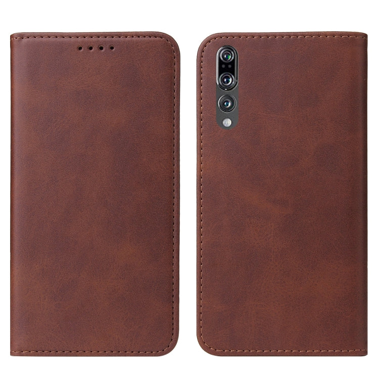 For Huawei P20 Magnetic Closure Leather Phone Case