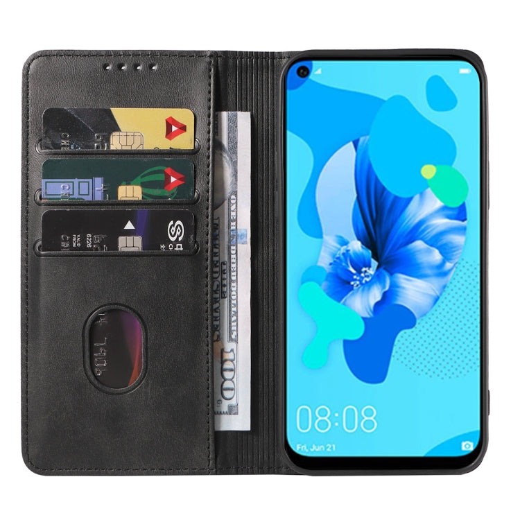 For Huawei P20 Lite 2019 Magnetic Closure Leather Phone Case