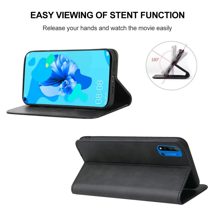 For Huawei P20 Lite 2019 Magnetic Closure Leather Phone Case