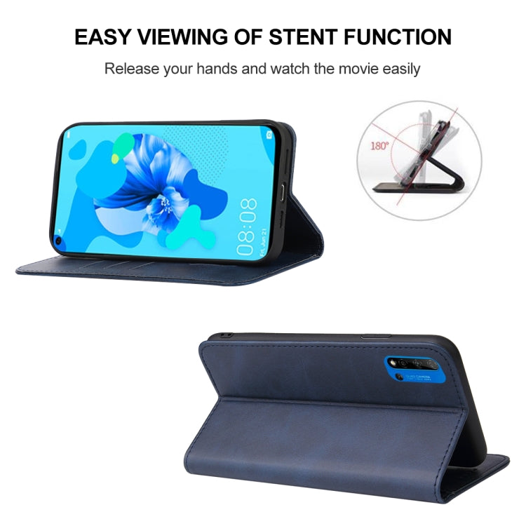 For Huawei P20 Lite 2019 Magnetic Closure Leather Phone Case