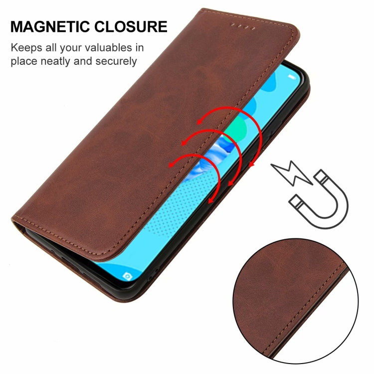 For Huawei P20 Lite 2019 Magnetic Closure Leather Phone Case
