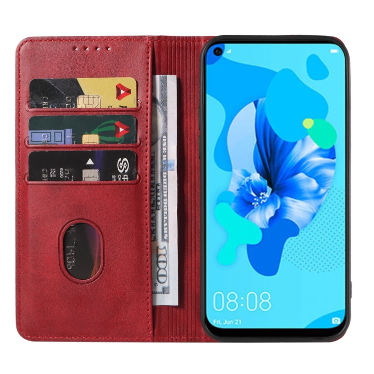 For Huawei P20 Lite 2019 Magnetic Closure Leather Phone Case