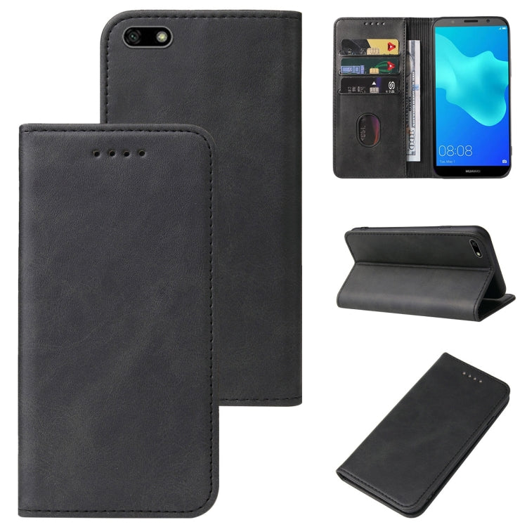 For Huawei Y5 Lite 2018 Magnetic Closure Leather Phone Case