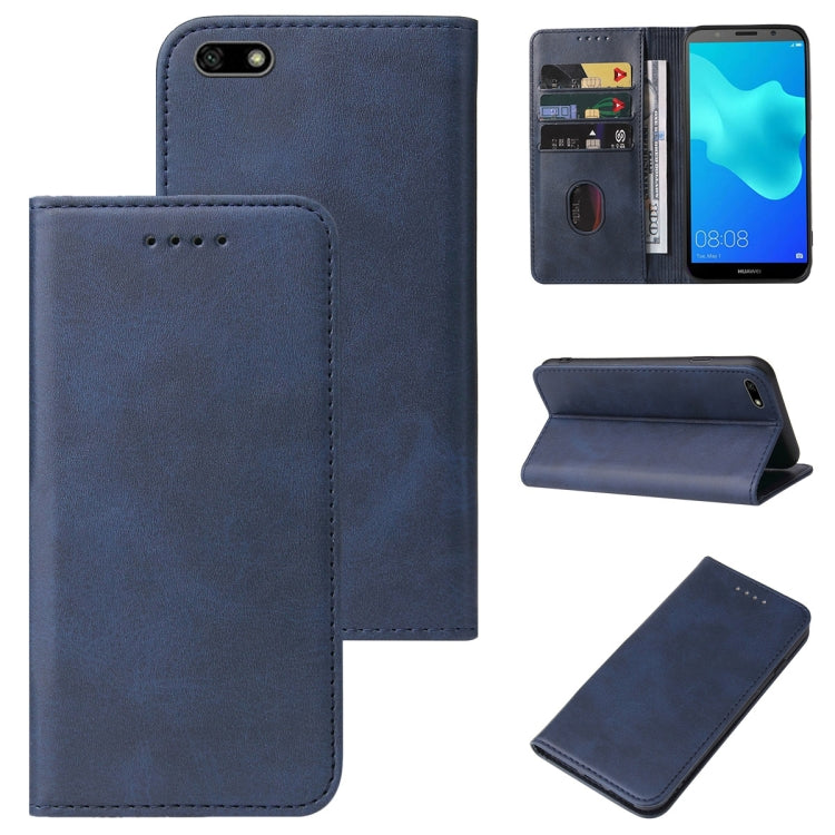 For Huawei Y5 Lite 2018 Magnetic Closure Leather Phone Case