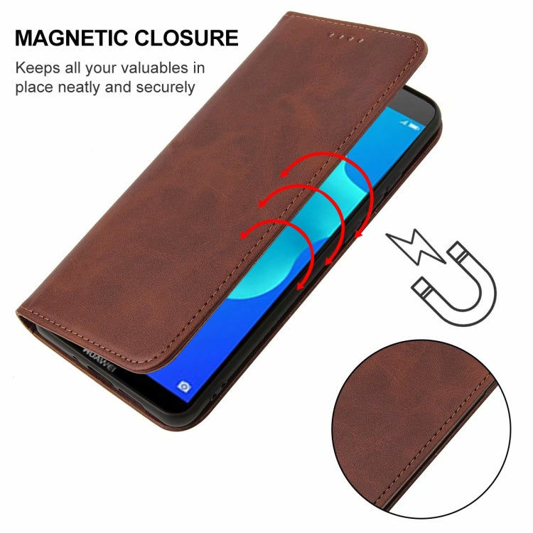 For Huawei Y5 Lite 2018 Magnetic Closure Leather Phone Case