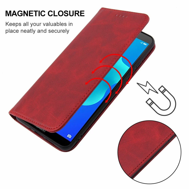 For Huawei Y5 Lite 2018 Magnetic Closure Leather Phone Case