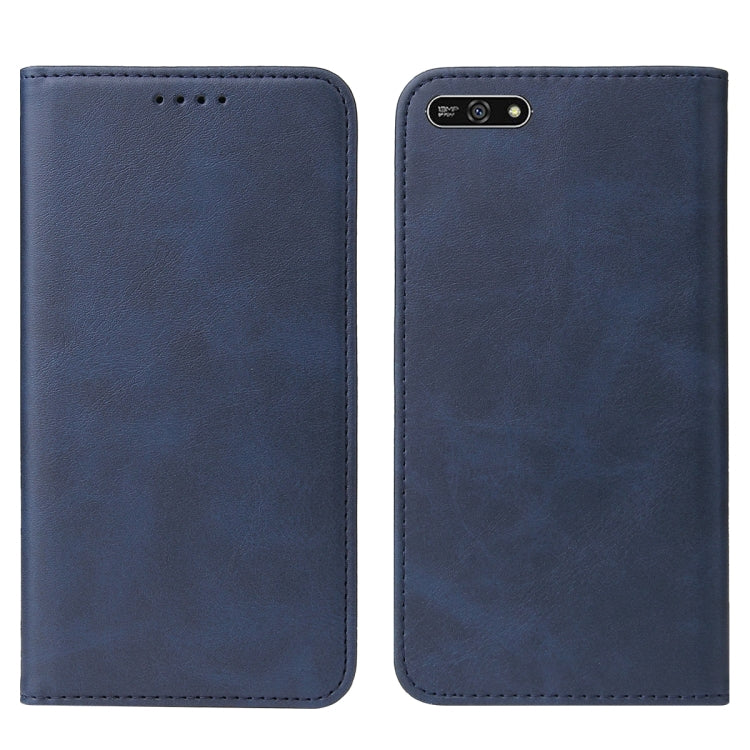 For Huawei Y7 2018 Magnetic Closure Leather Phone Case