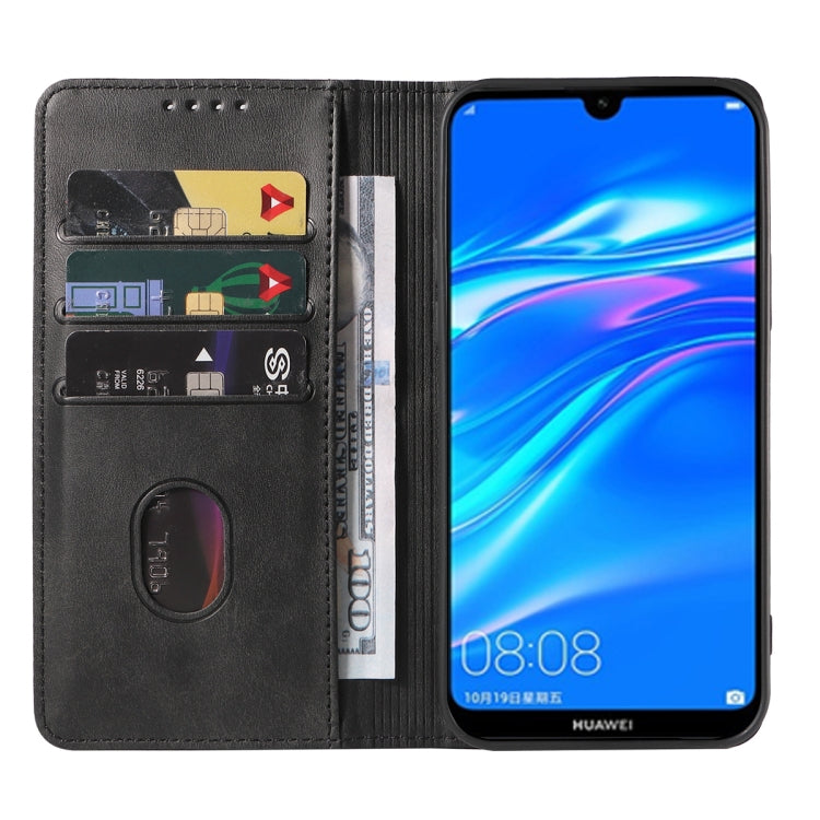 For Huawei Enjoy 9 Magnetic Closure Leather Phone Case