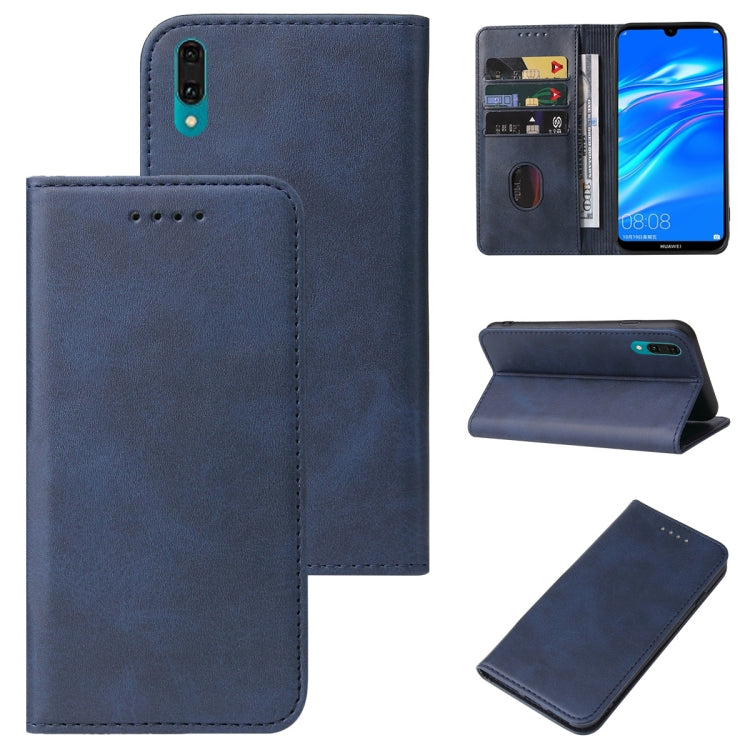 For Huawei Enjoy 9 Magnetic Closure Leather Phone Case
