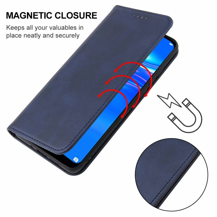 For Huawei Enjoy 9 Magnetic Closure Leather Phone Case